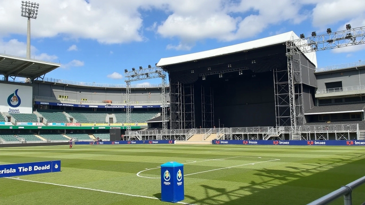 Bruno Mars em Curitiba: Veja Imagens do Espetacular Palco no Estádio Couto Pereira